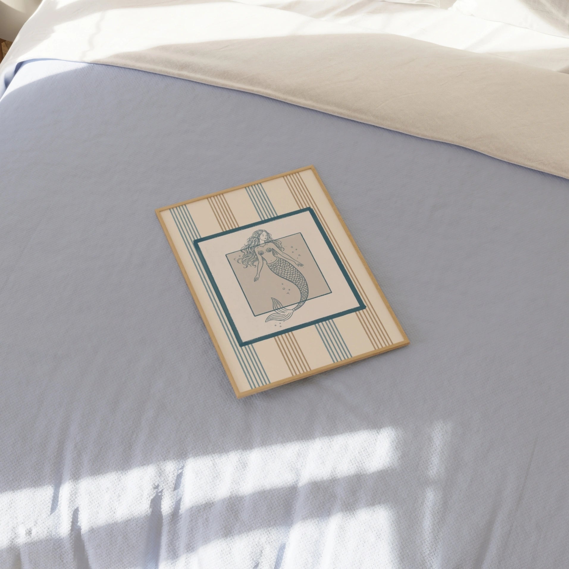 Décoration côtière sirène