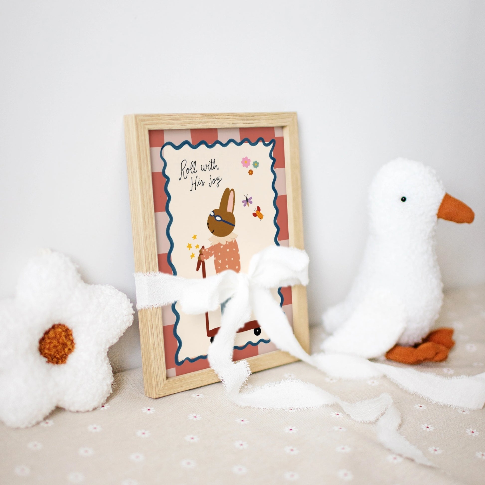 Playful Religious Nursery Print