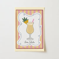 Arte de pared cóctel Piña Colada