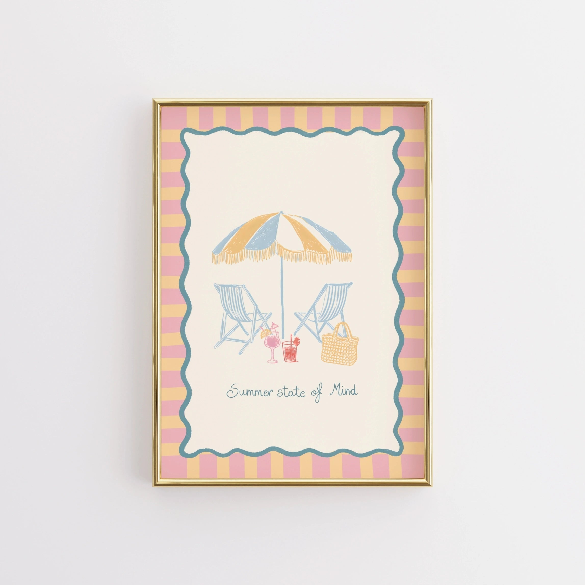 Póster De Playa Costera