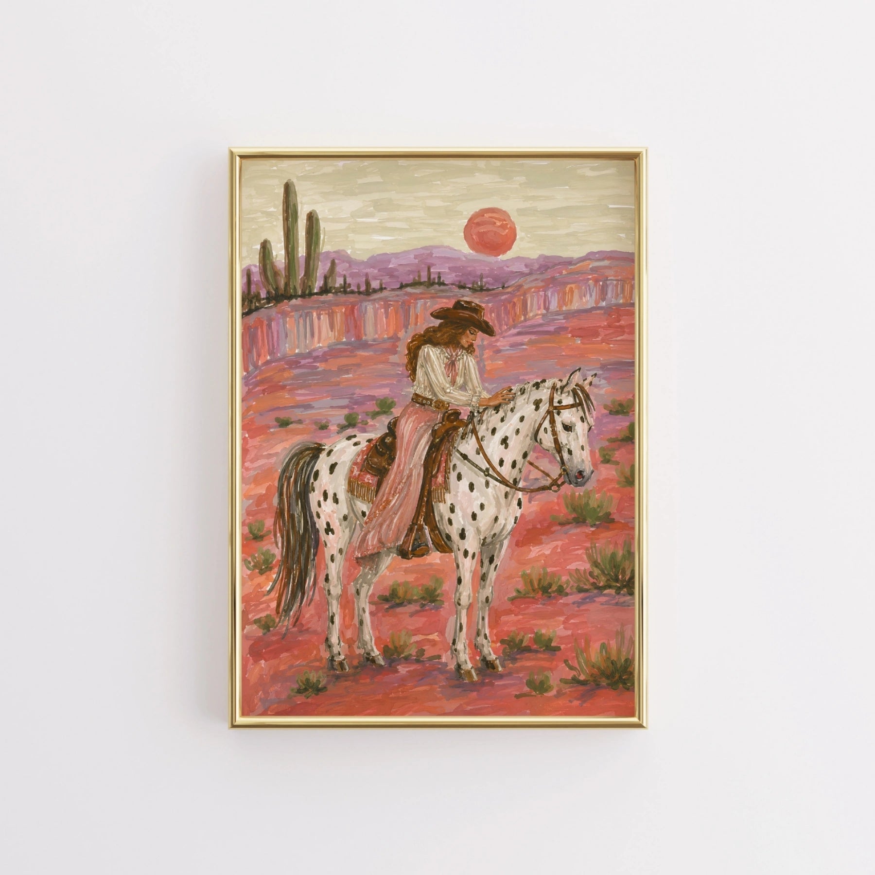 Desert Cowgirl Wall Art