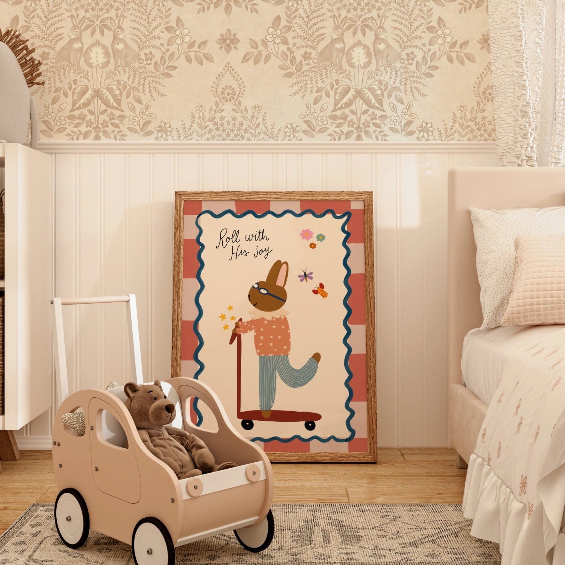 Playful Religious Nursery Print