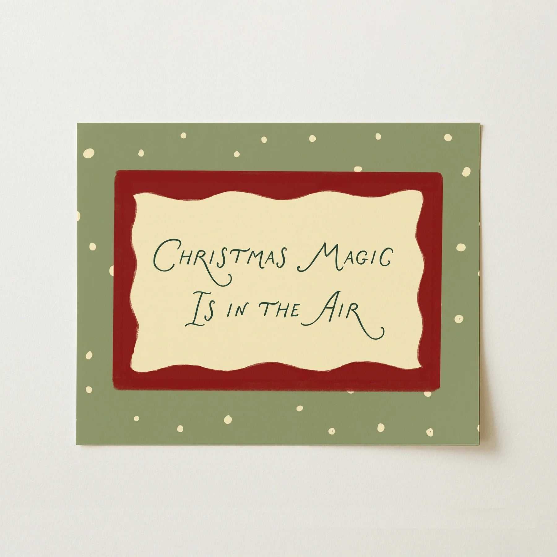Christmas Magic Is in the Air – Póster de Navidad