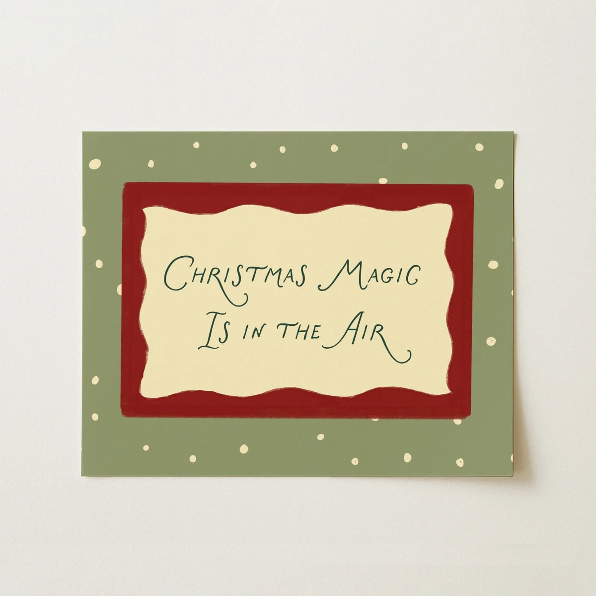 Christmas Magic Is in the Air – Póster de Navidad