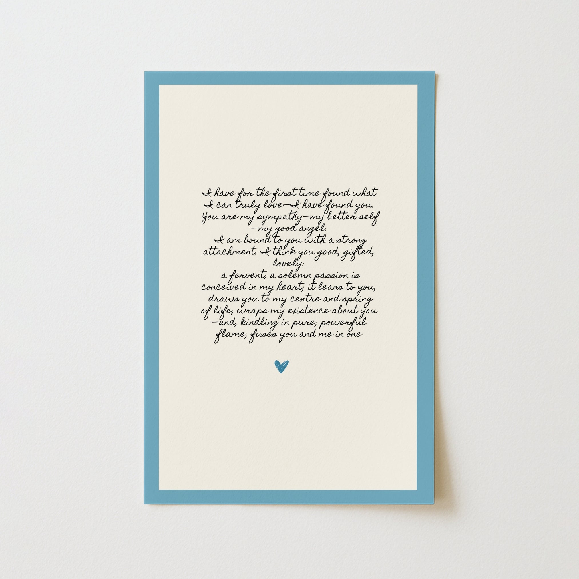Jane Eyre Quote Wall Art – Romantic Literary Printable
