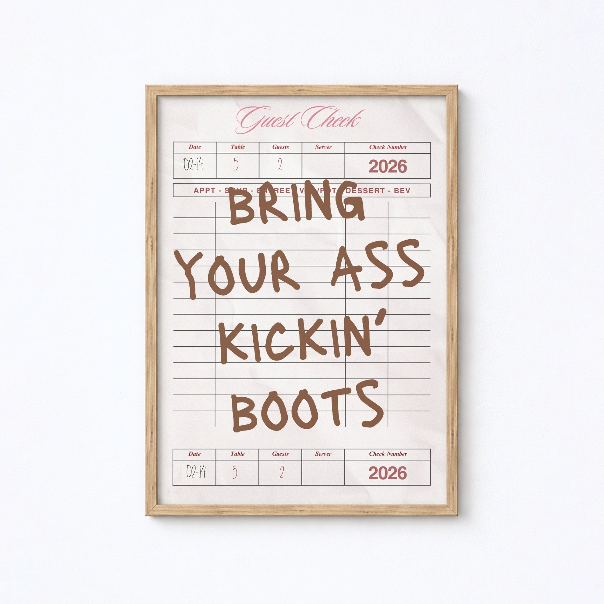 Funny Cowgirl Quote Print