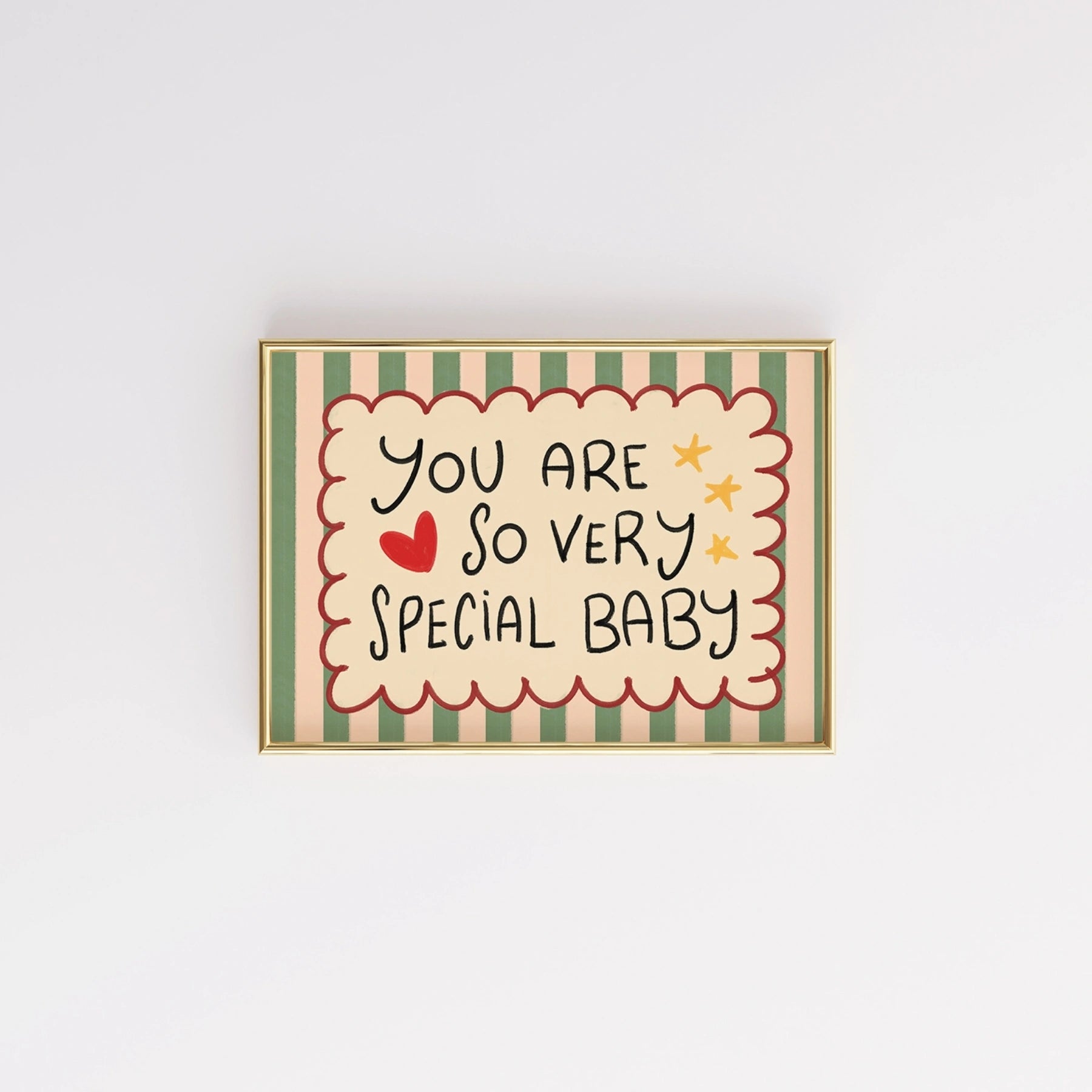 You Are So Very Special Baby Wall Art, Colorful Kids Decor