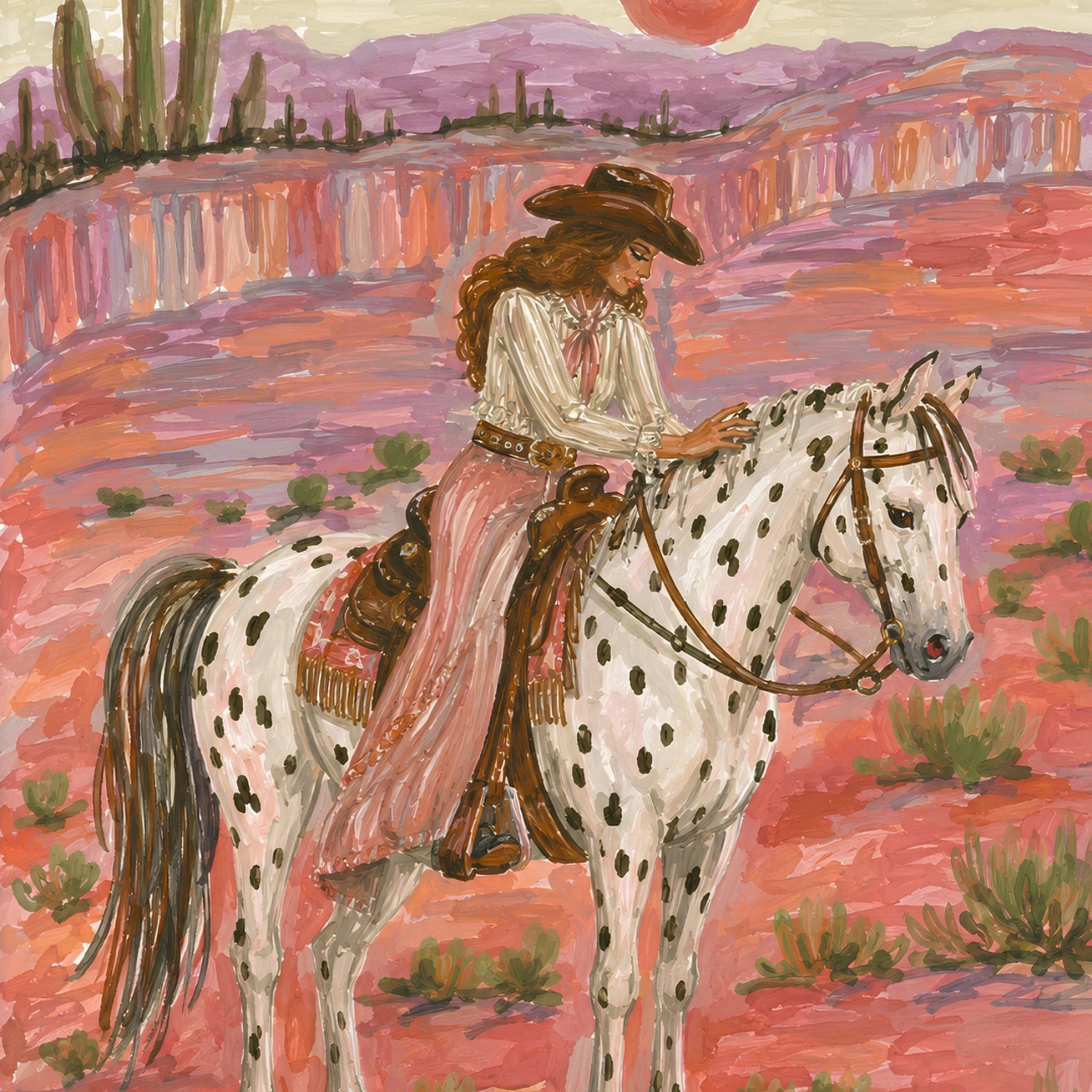Desert Cowgirl Wall Art