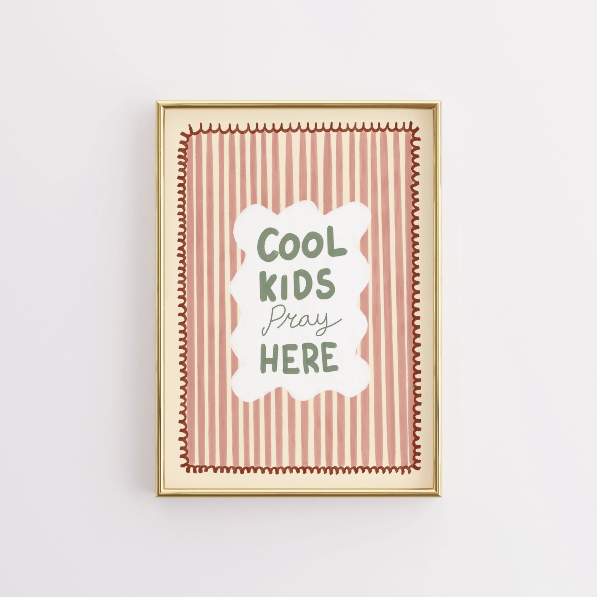 Modern Christian Nursery Decor