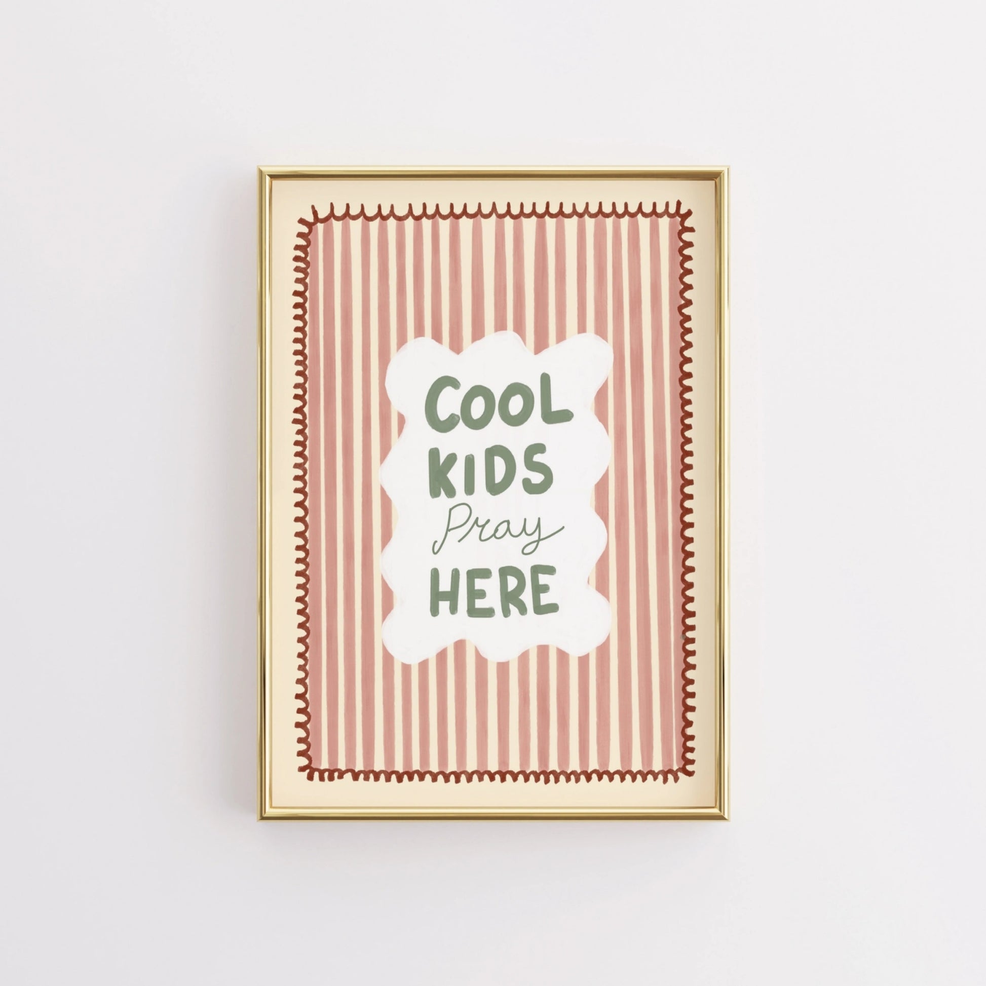 Modern Christian Nursery Decor