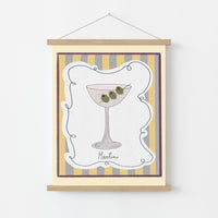 Martini Cocktail Wall Art