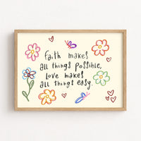 Faith Makes All Things Possible