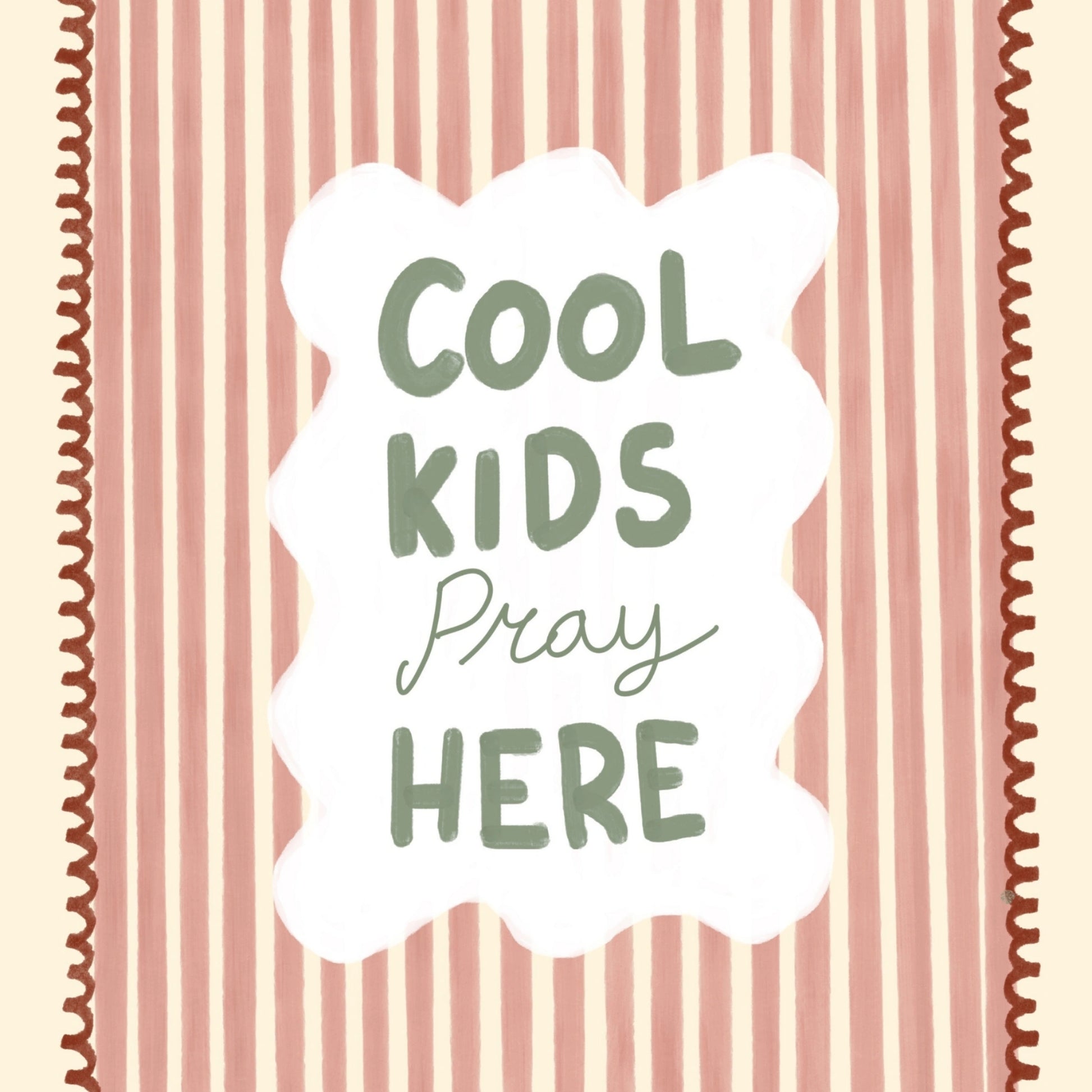 Modern Christian Nursery Decor