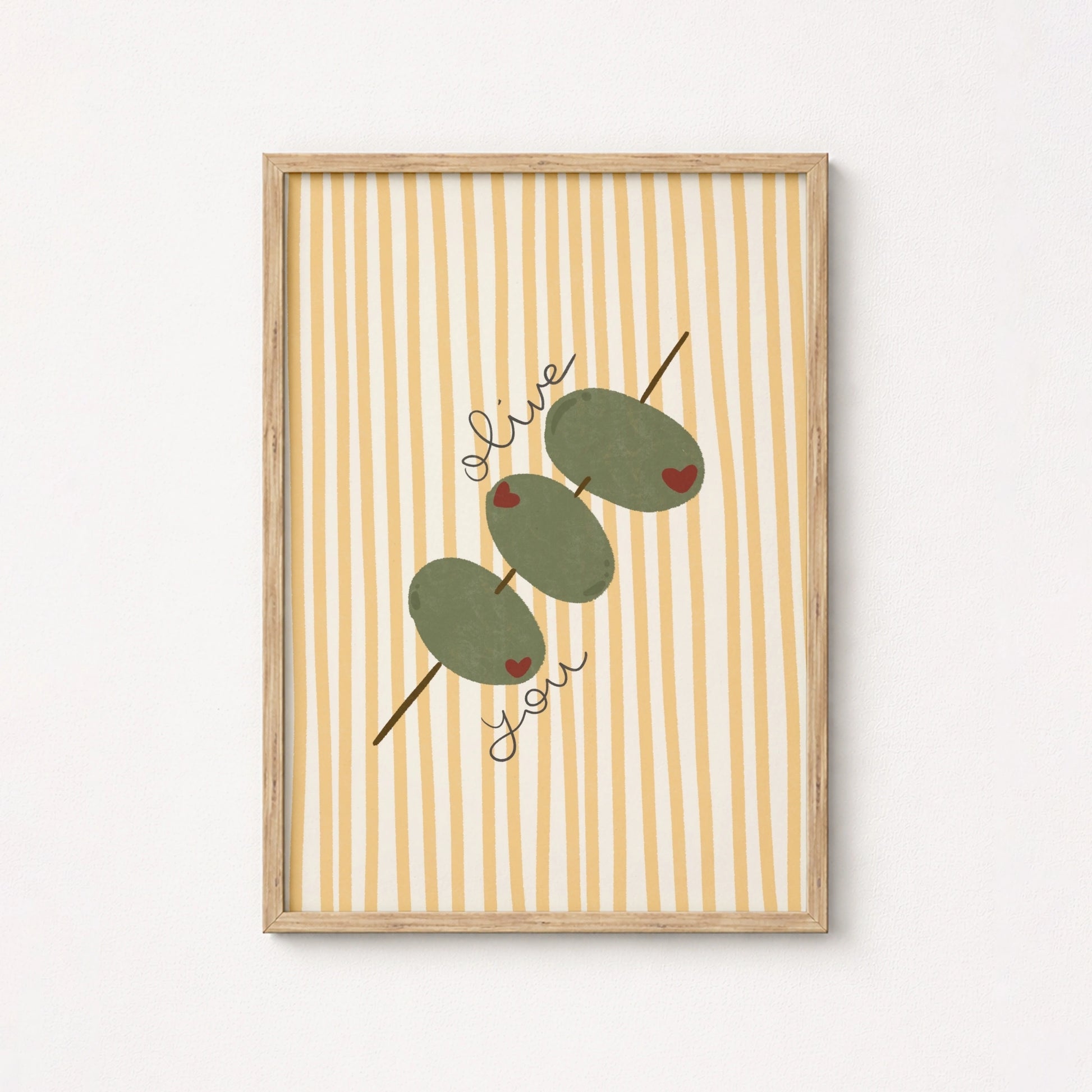 Olive You Kitchen Wall Art