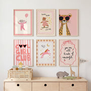 Cool Girl Club & Magical Animals – Set Di 6 Poster