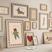 Pastel Nursery – Bundle di stampe da parete – 100+ illustrazioni stampabili