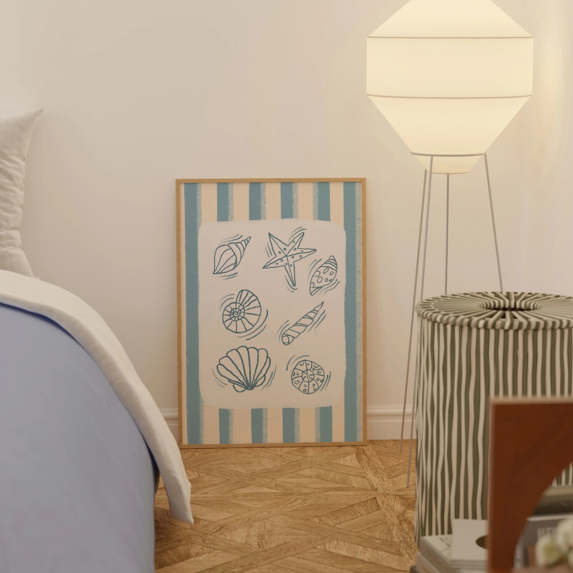 Décoration côtière sirène