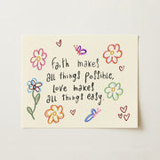 Faith Makes All Things Possible – Christian Wall Art