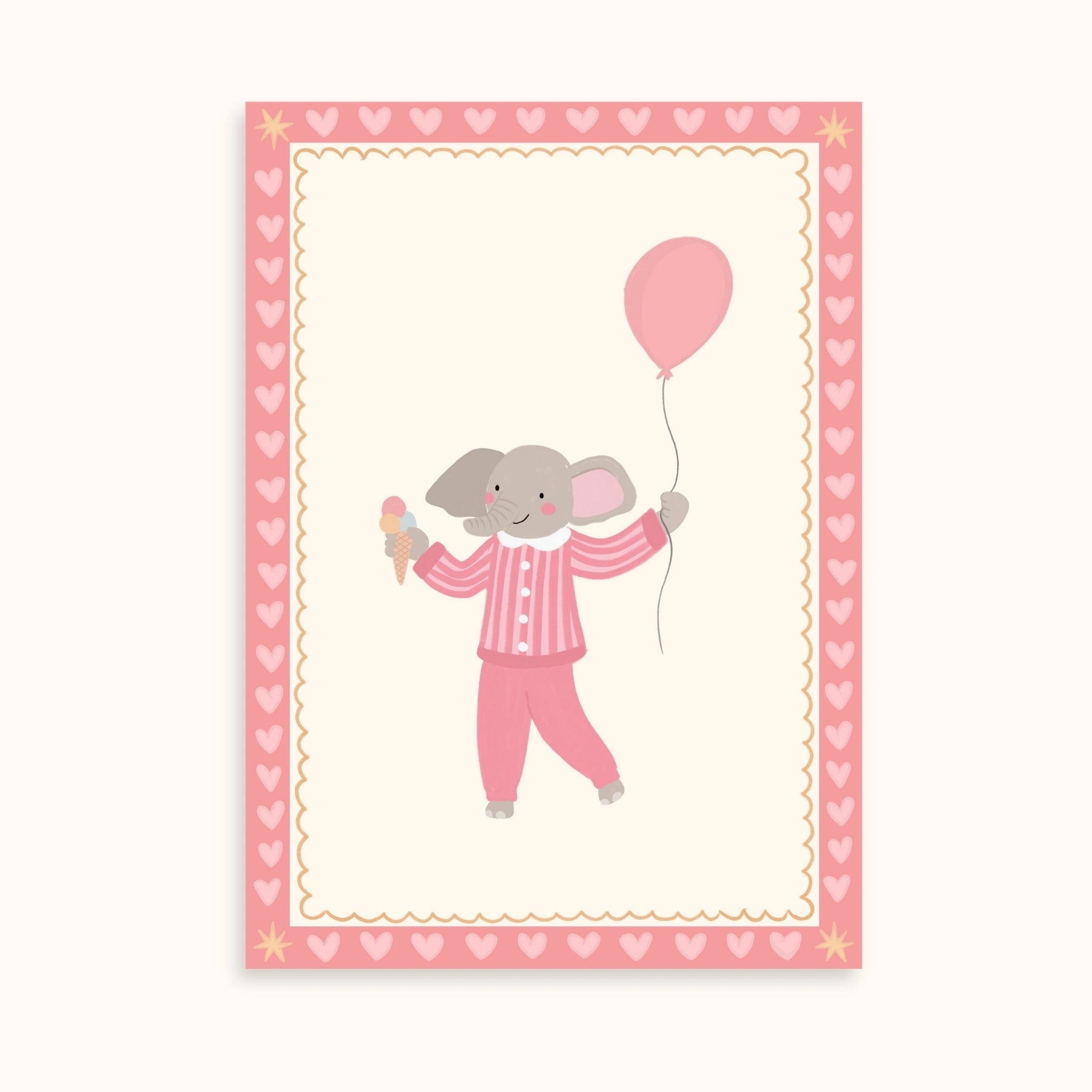 Set di 6 stampe da parete per cameretta bambina