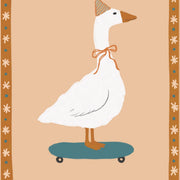 Whimsical Goose Illustration – Nursery & kids wall art