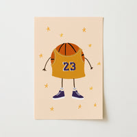 Basketball Nursery Wall Art