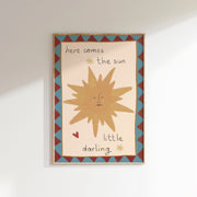 Here Comes the Sun Little Darling – Nursery & Kids Wall Art