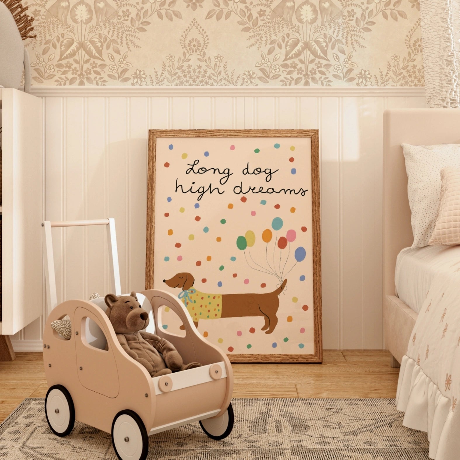 Cute Dachshund Wall Art