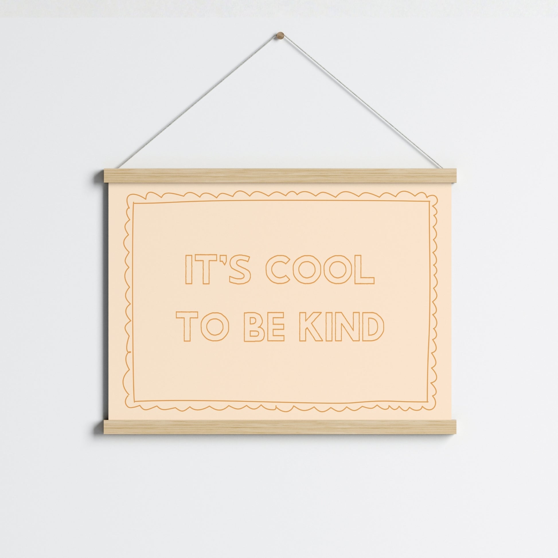 C'est cool d'être gentil - Affiche murale avec citations positives