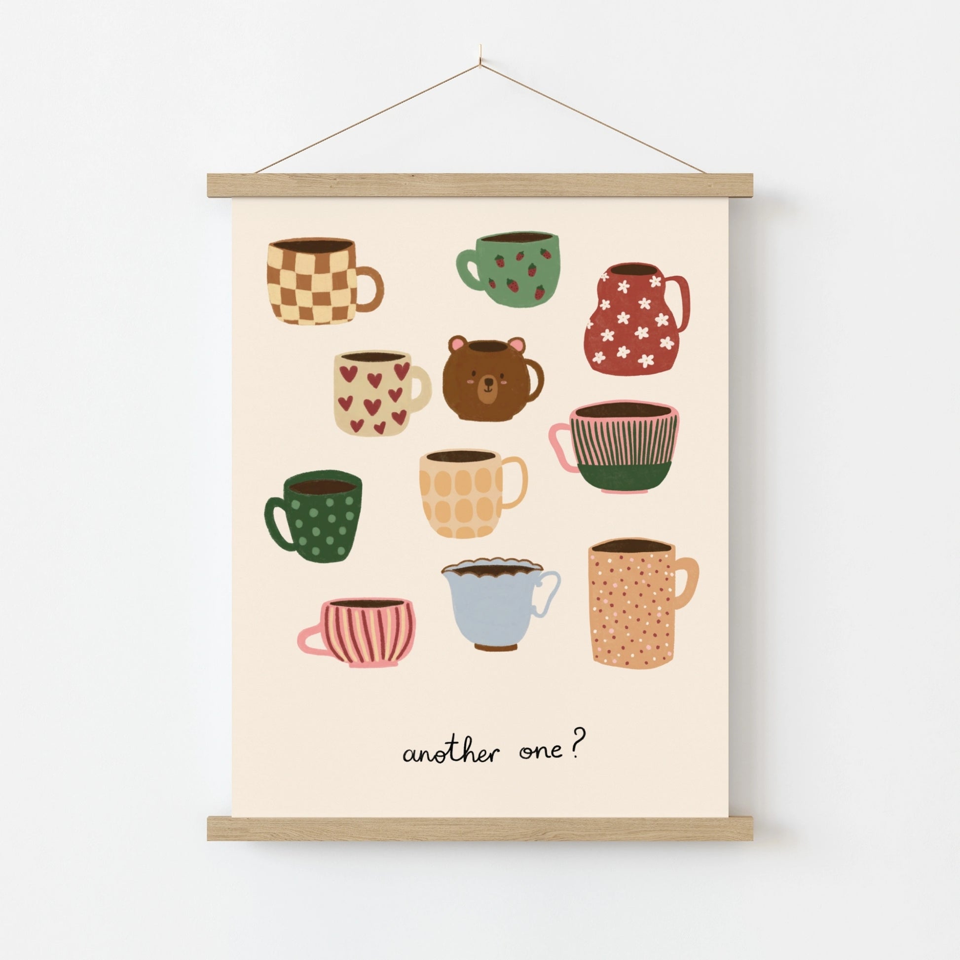 Cute Coffee Mug Print
