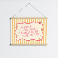 Summer Quote Wall Art Print