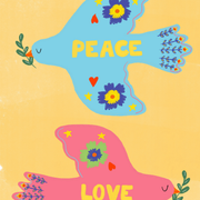 Peace and Love – Christian Wall Art