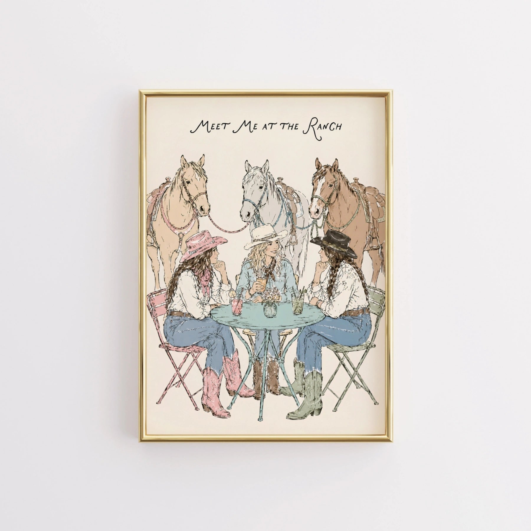 Affiche « Retrouve-moi au ranch »