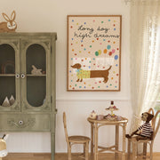 Cute Dachshund – Nursery & kids wall art