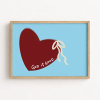 God Is Good Christian Wall Art, Christian Wall Decor