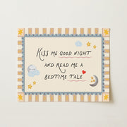 Kiss Me Good Night – Nursery & kids wall art