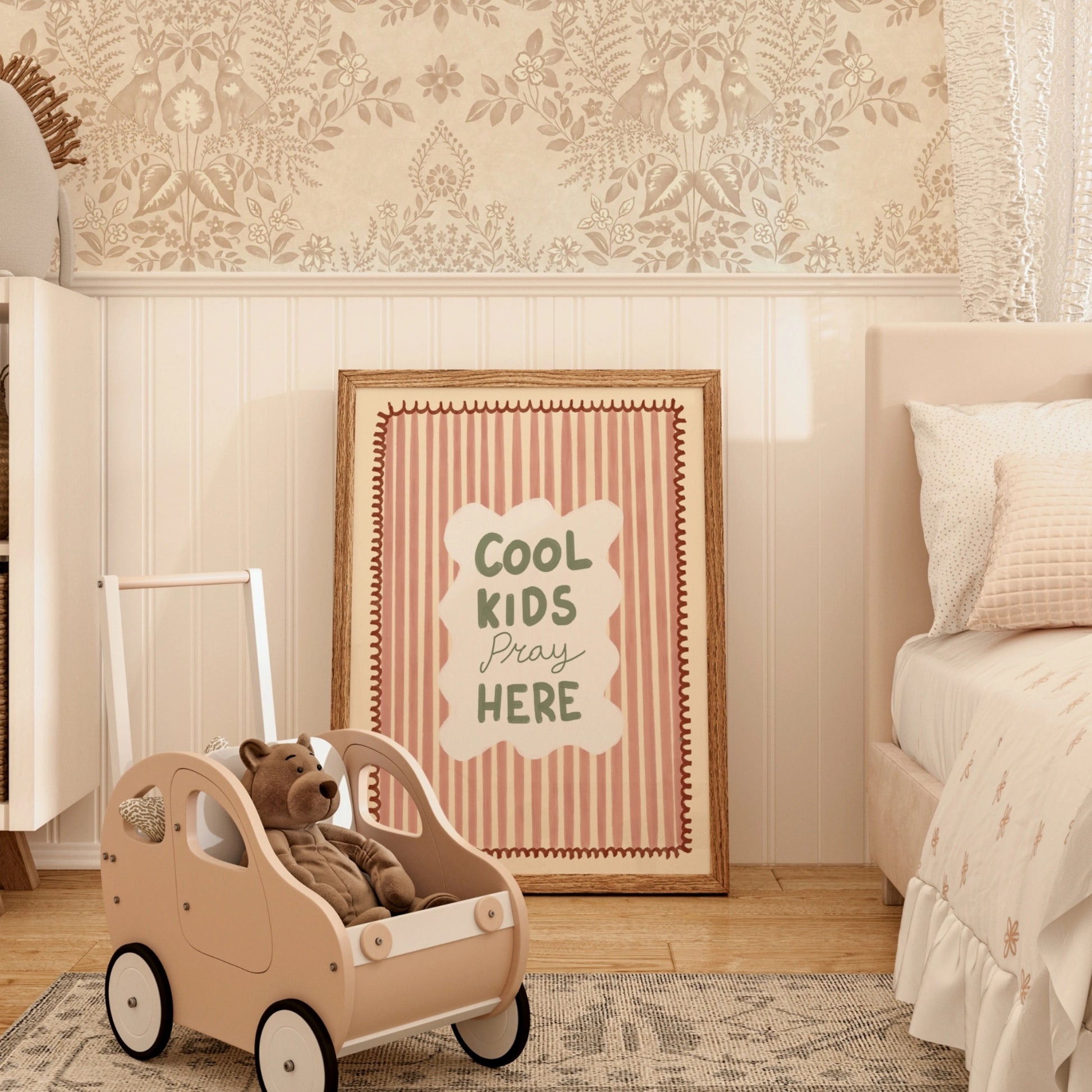 Modern Christian Nursery Decor