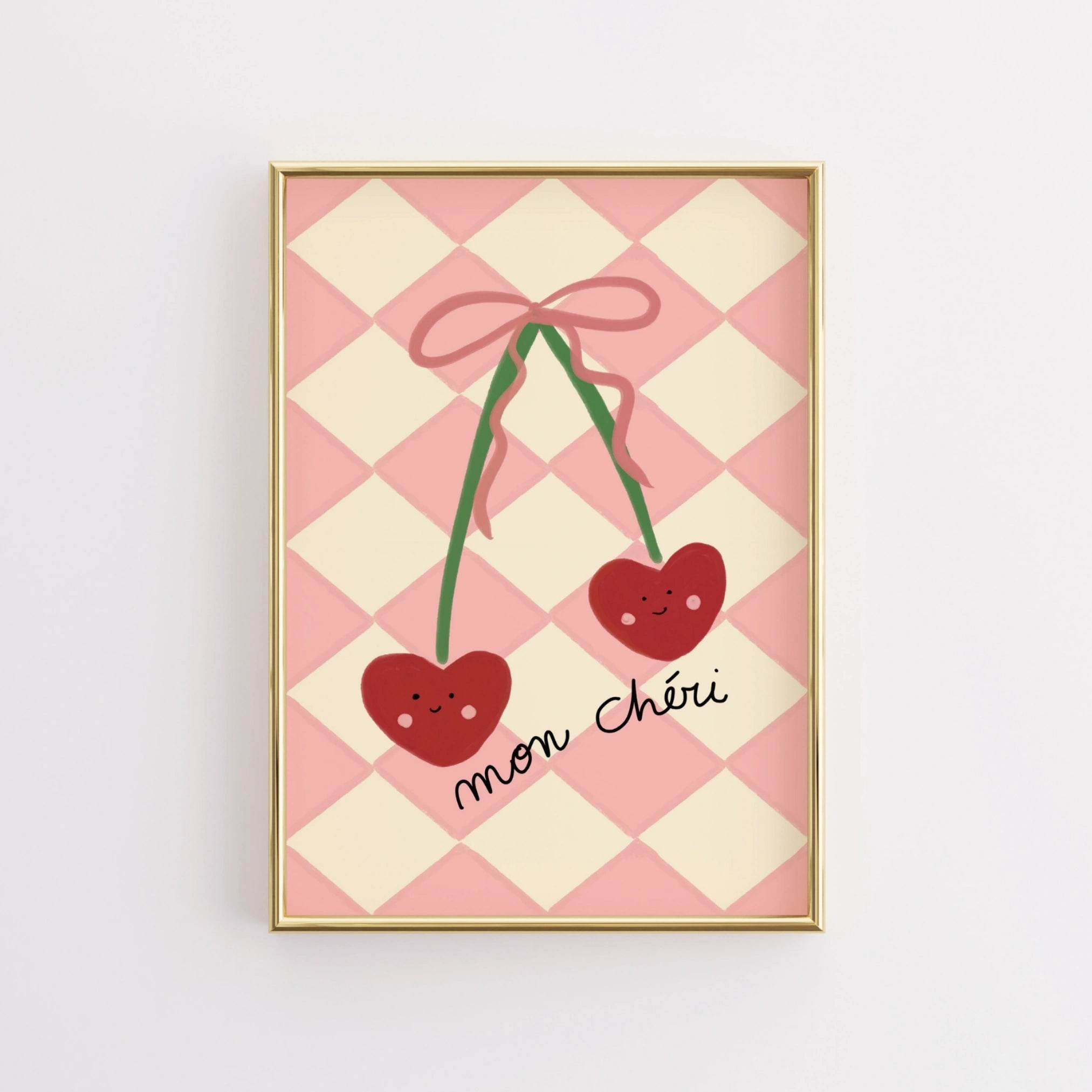 Mon Chéri - Affiche pour chambre d'enfant