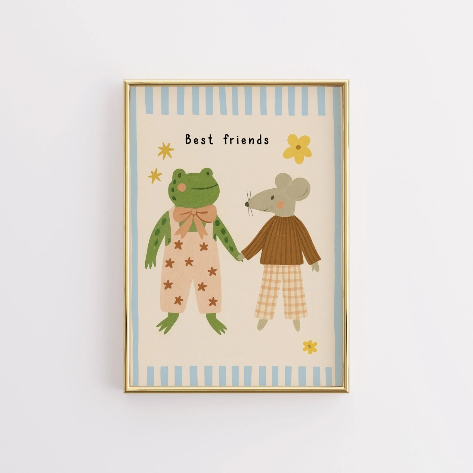 frog and mouse art