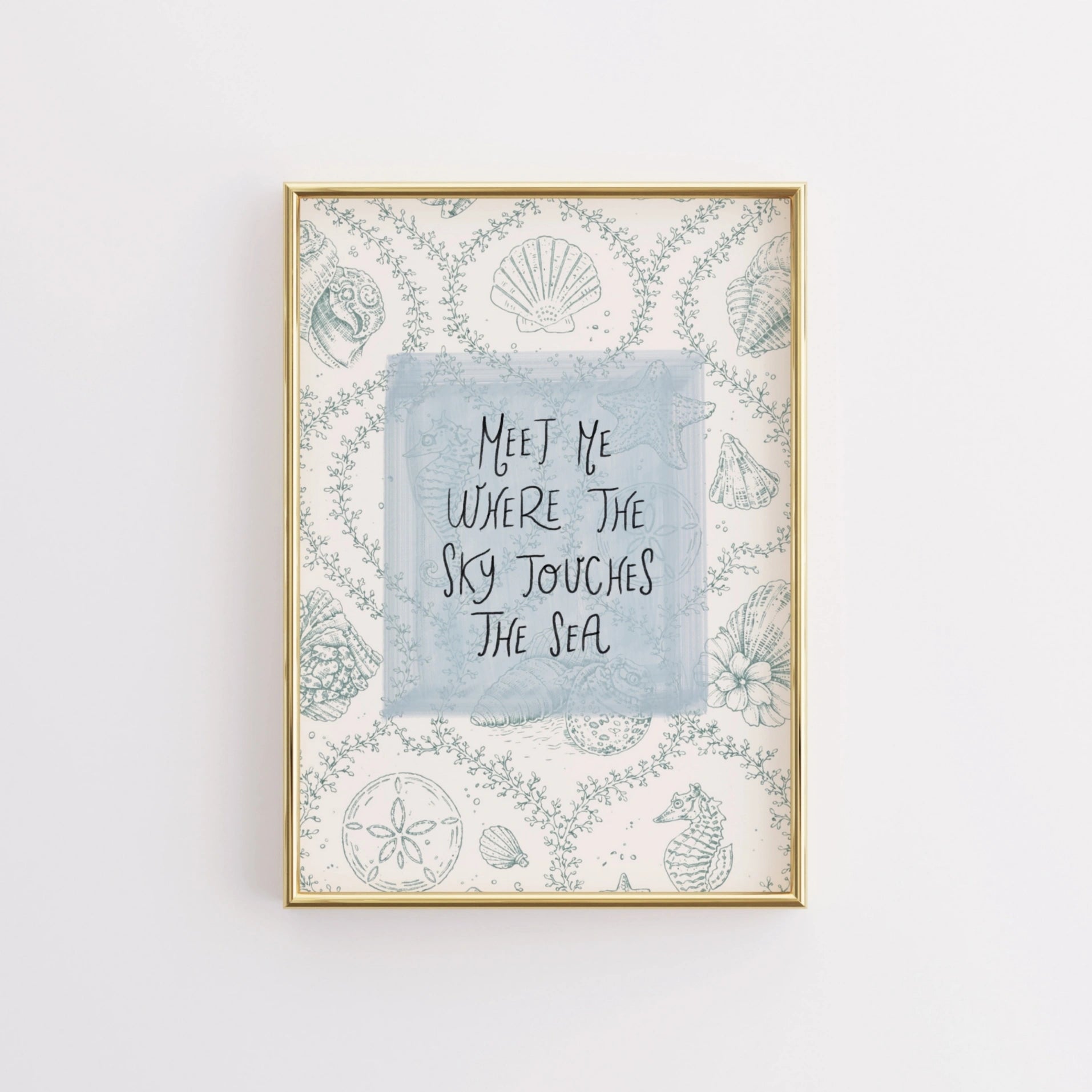 Décoration côtière sirène