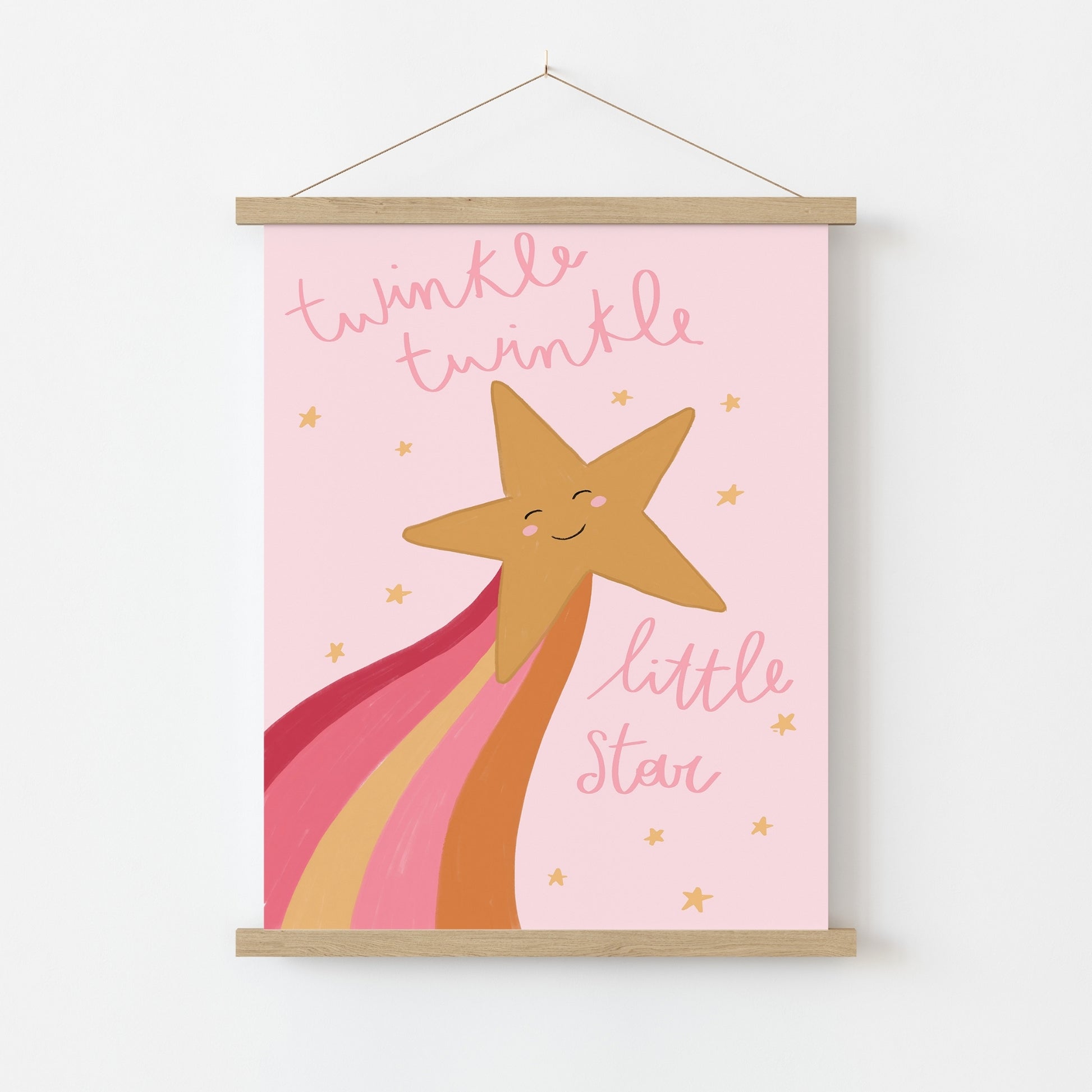 Pink Bedtime Nursery Decor