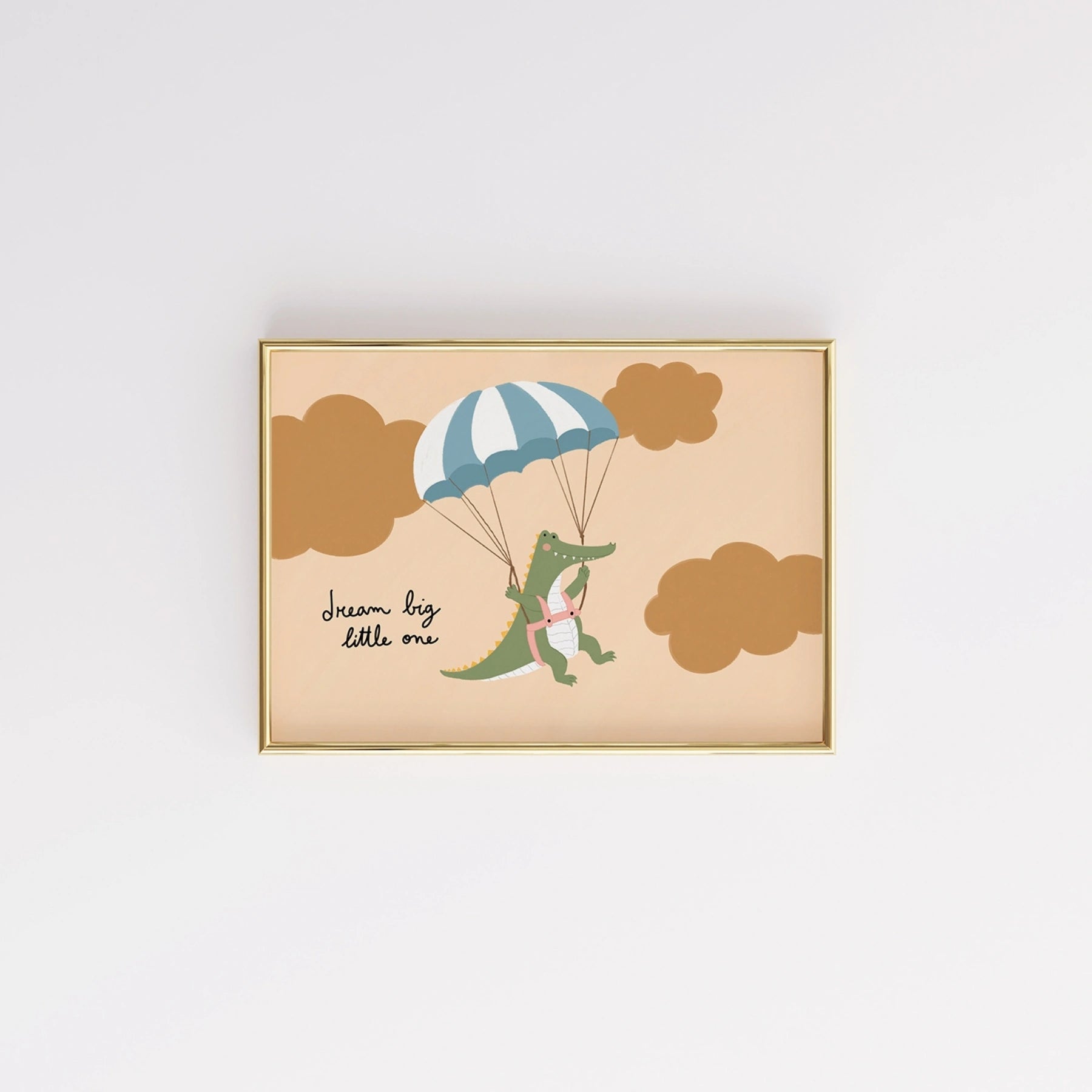 Poster per cameretta con coccodrillo