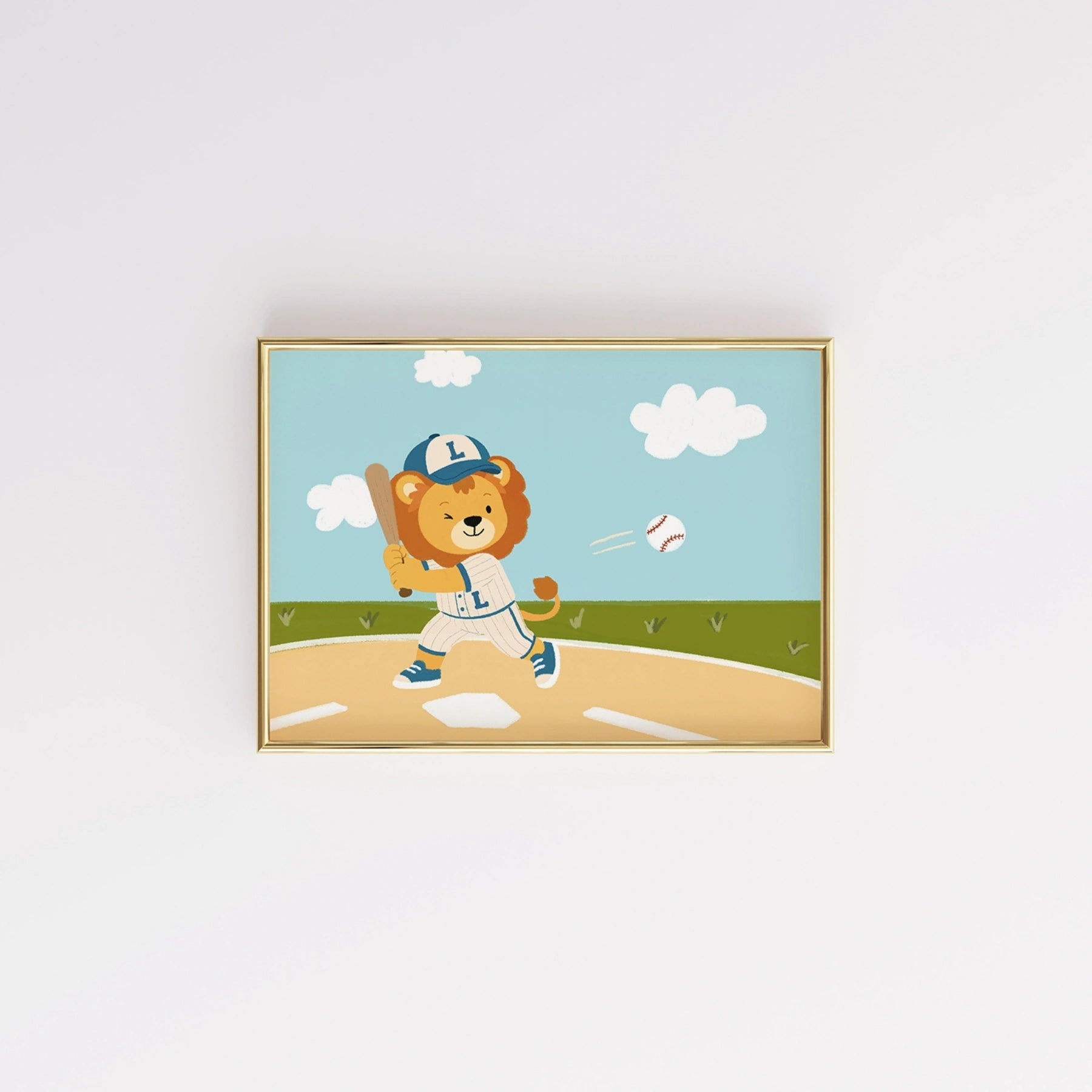 Whimsical Baseball Wall Decor