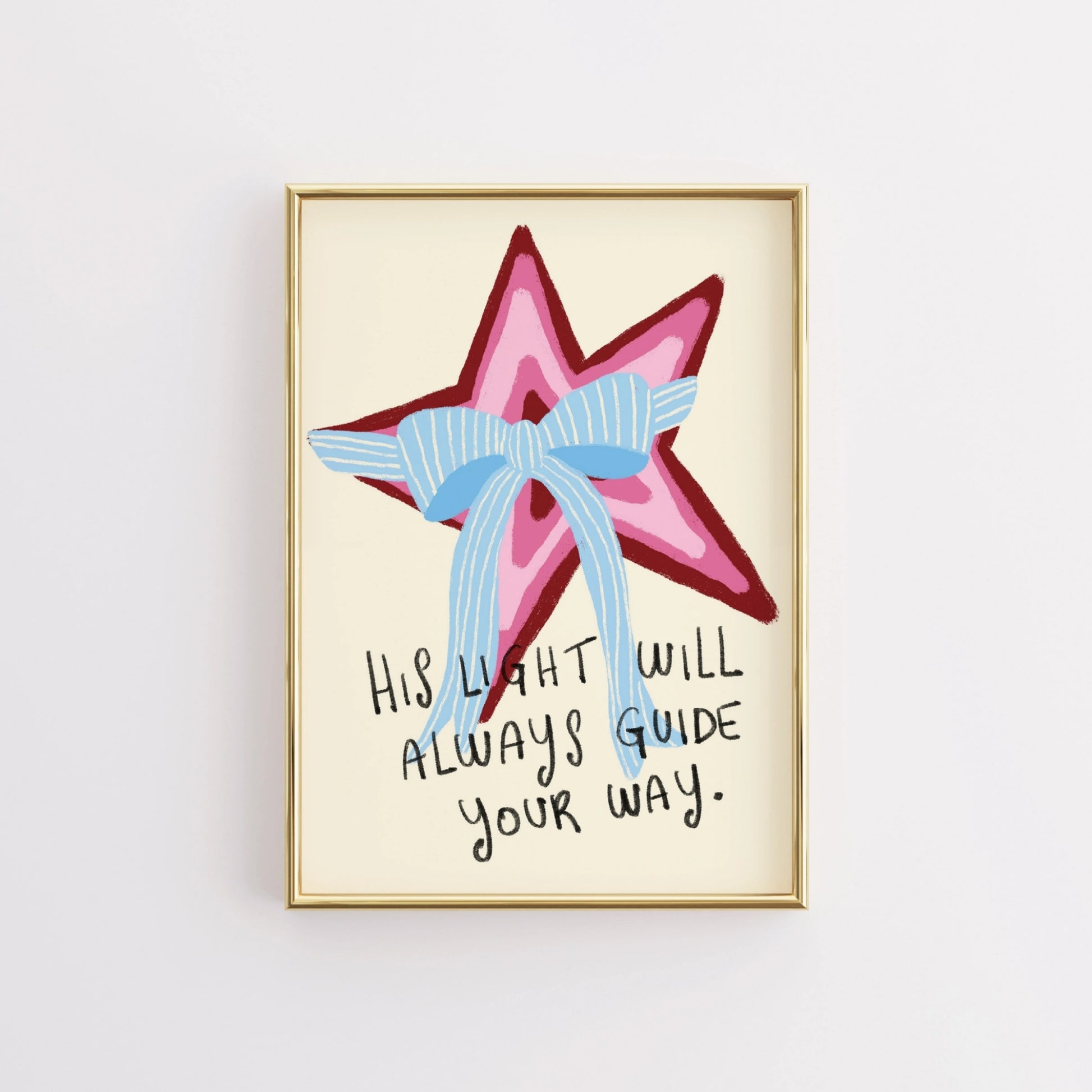 Décoration chrétienne féminine pastel