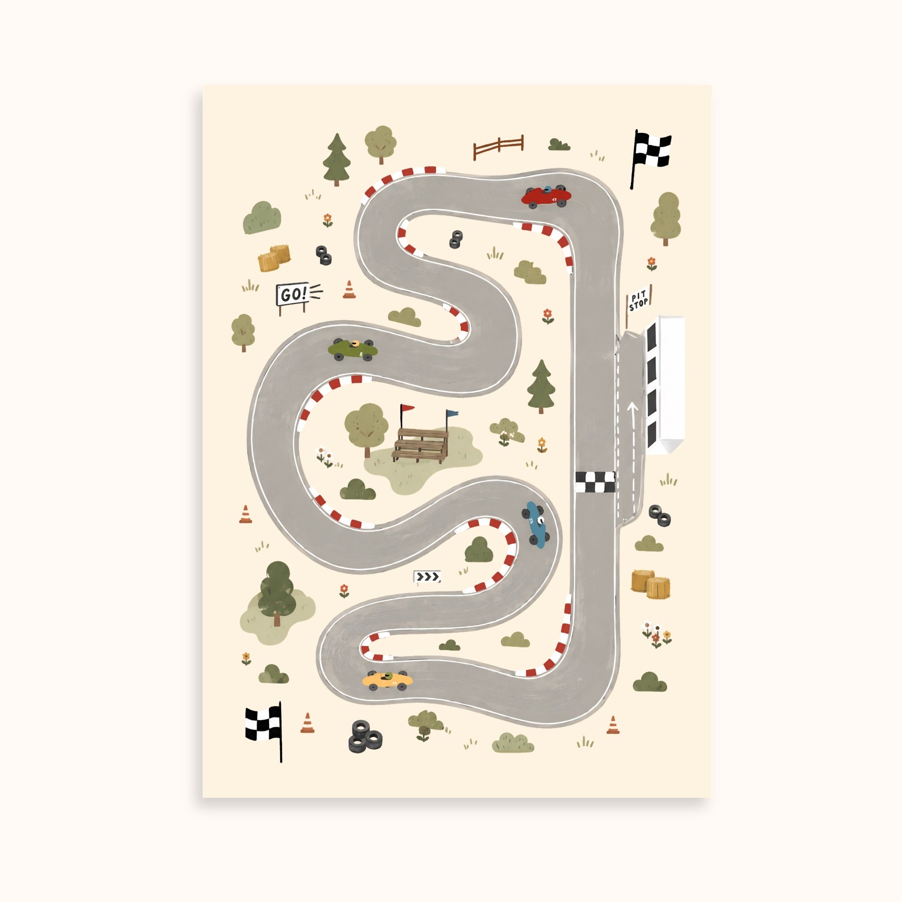 Boy Nursery Wall Art Set of 6