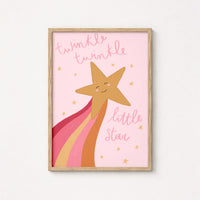 Pink Bedtime Nursery Decor