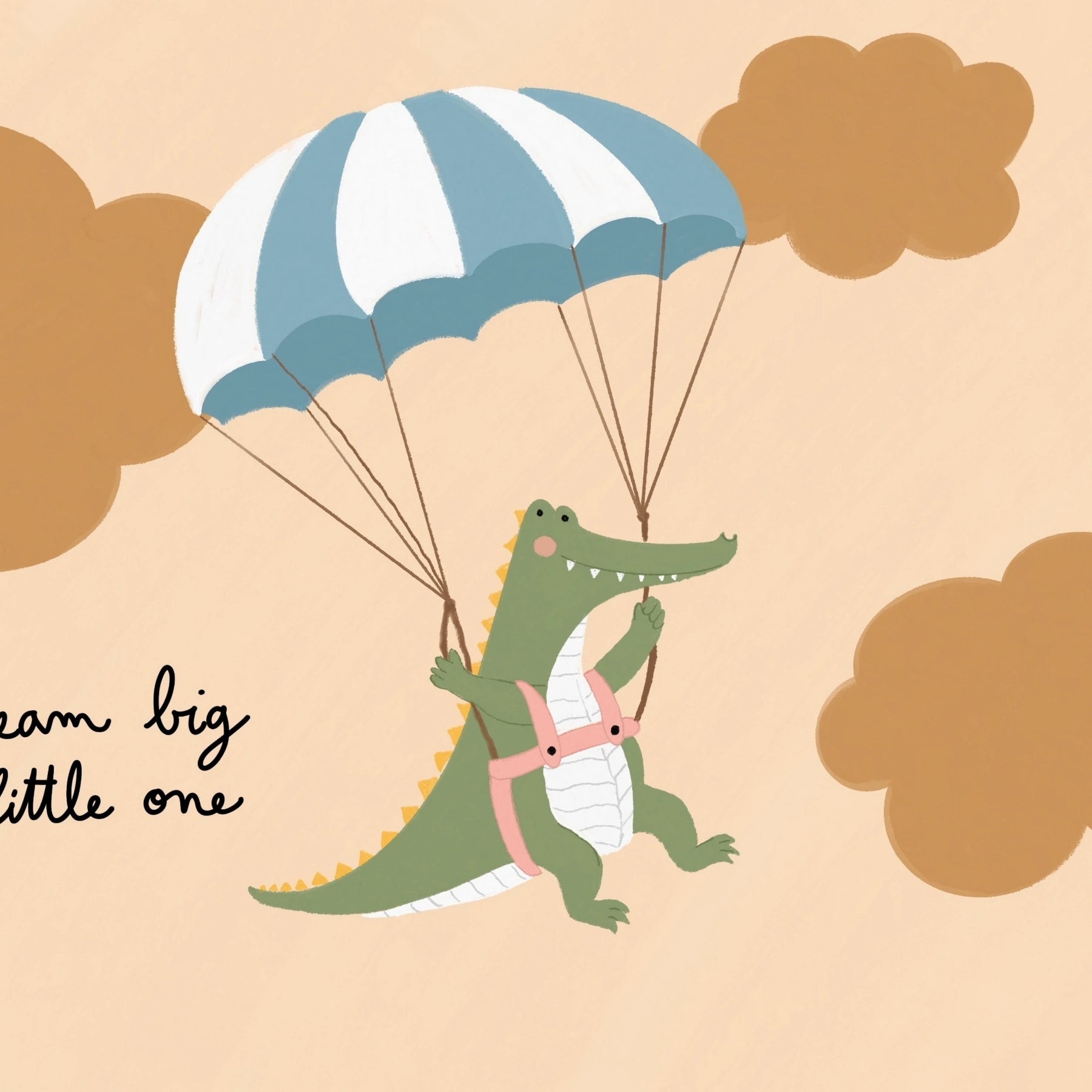 Crocodile Nursery Print