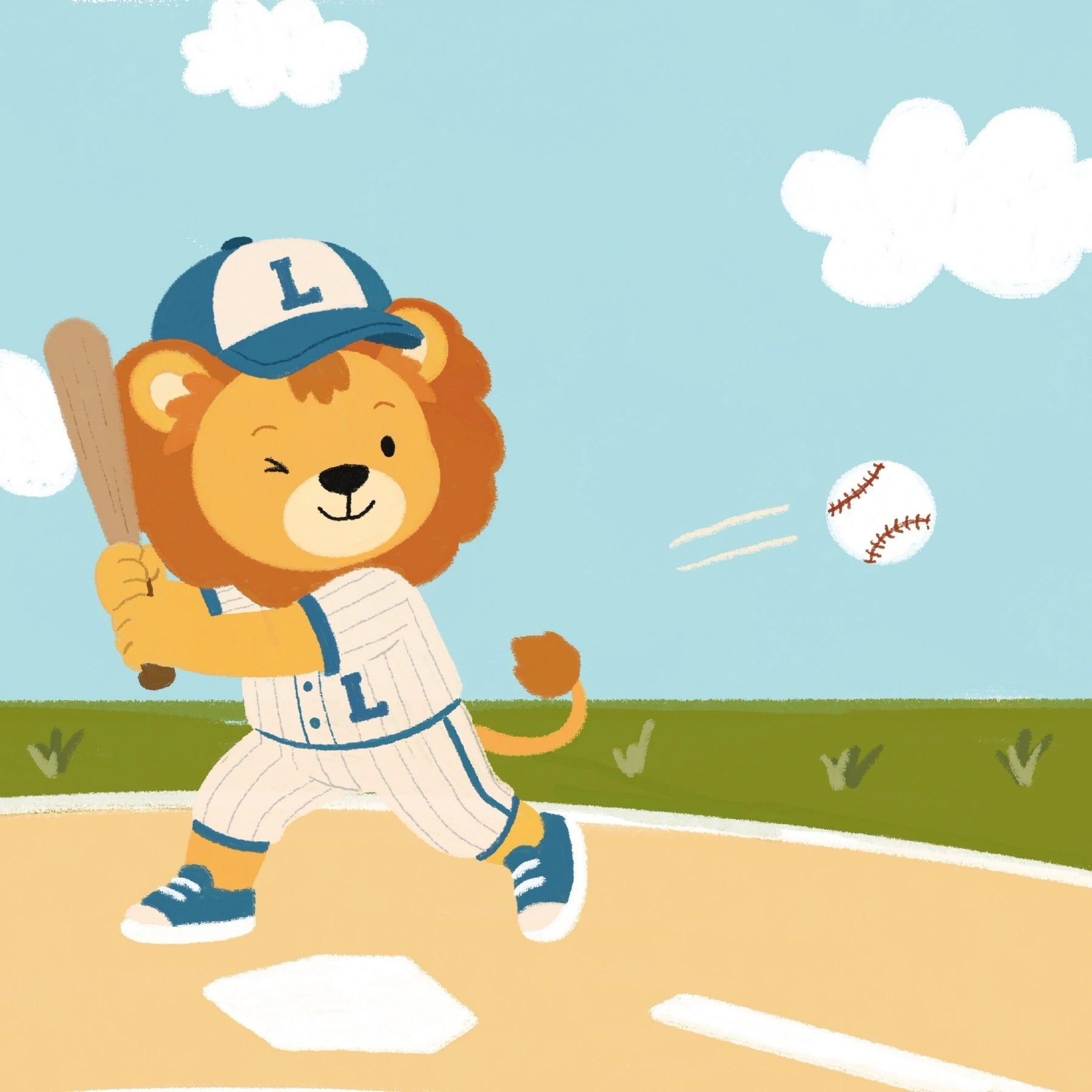 Whimsical Baseball Wall Decor