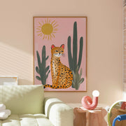 Cactus Jungle Leopard – Coastal Wall Art