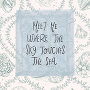 Meet Me Where The Sky Touches - Poster costiero