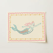 Swimming Mermaid – Coastal Wall Art